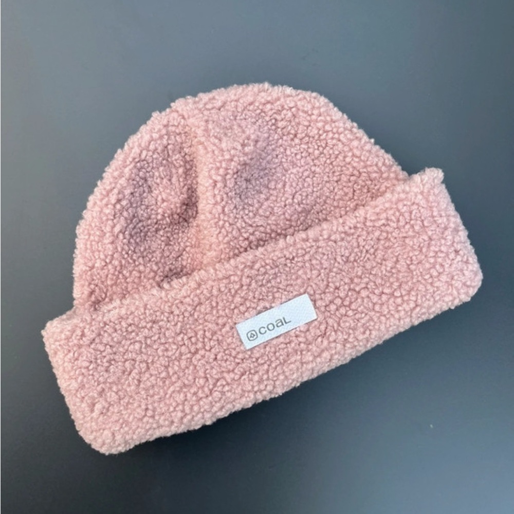 Coal Pink Sherpa Beanie